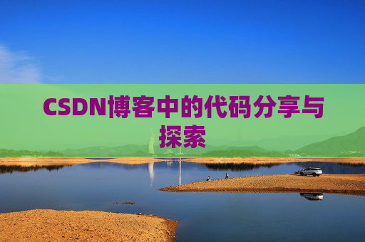 CSDN博客中的代码分享与探索